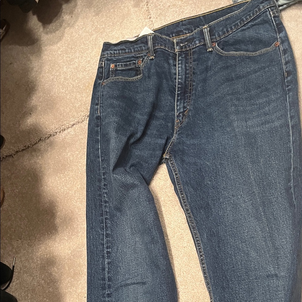 Levi's Dark Blue Straight Jeans